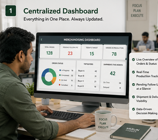 Organised desk running on Excel AI OS (after)